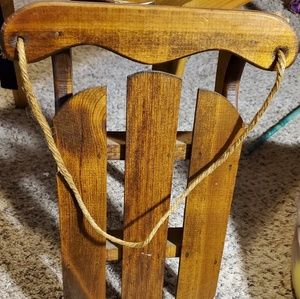 14" Wooden Sleigh